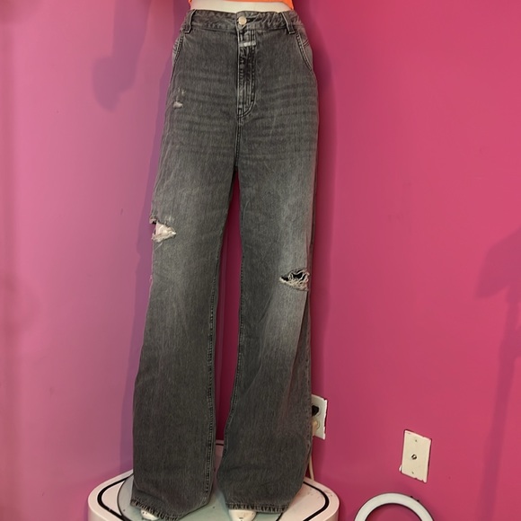 Free People Closed A Better Blue Edison gray size 32 - Picture 1 of 14